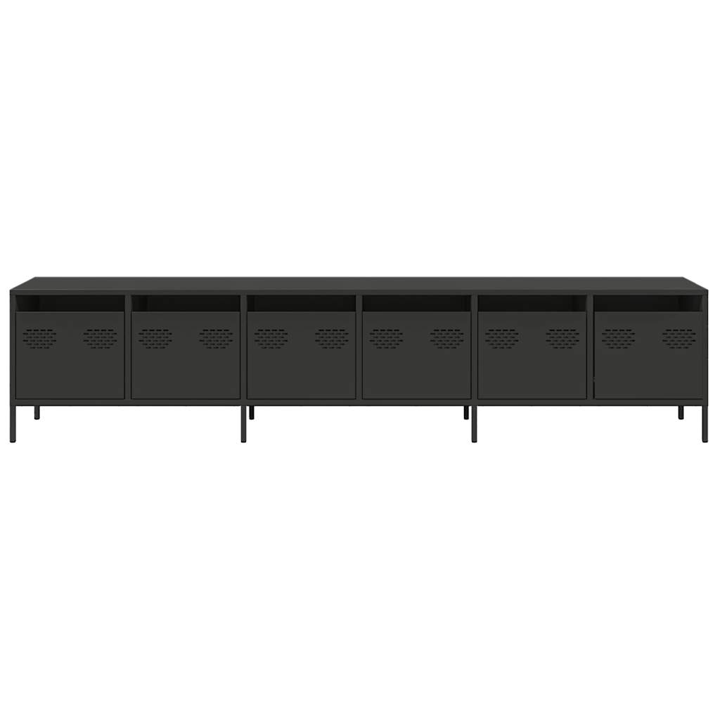 Industrial Steel Large 80 Inch TV Tele Stand Unit Cabinet With 6 Storage Drawers