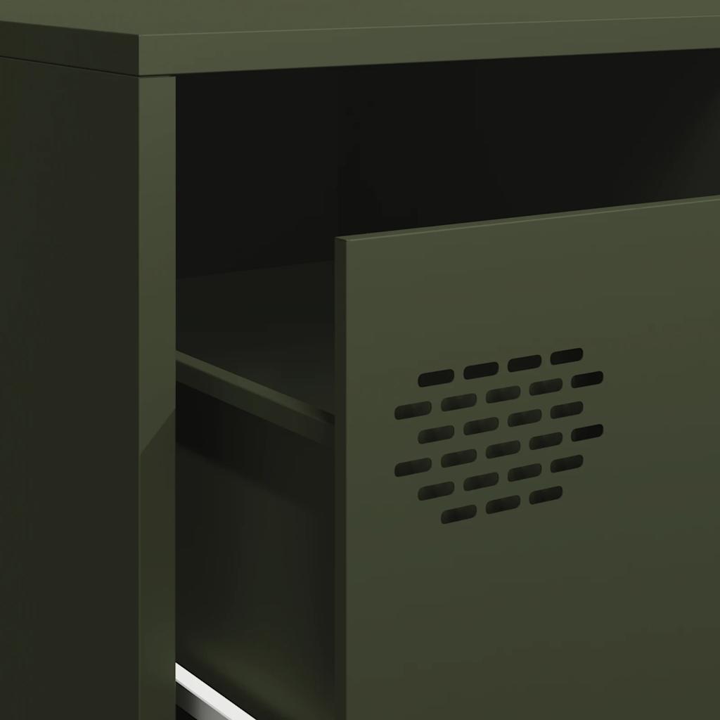 Industrial Steel Large 80 Inch TV Tele Stand Unit Cabinet With 6 Storage Drawers