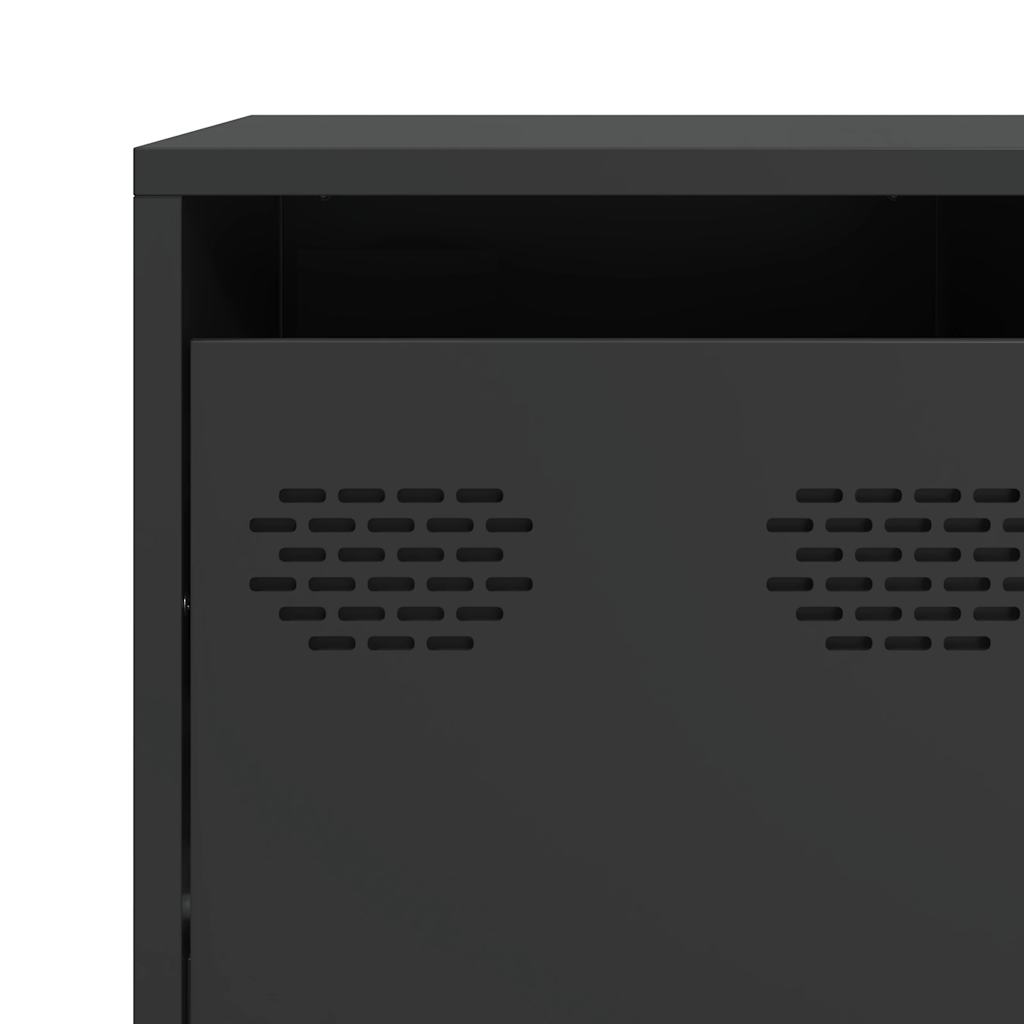 Sideboard Black 135x39x73.5 cm Cold-rolled Steel