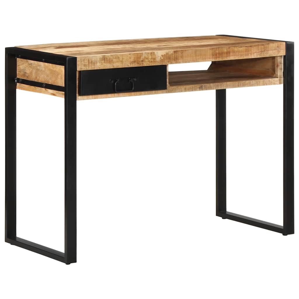 Desk 100x50x75 cm Solid Rough Wood Mango