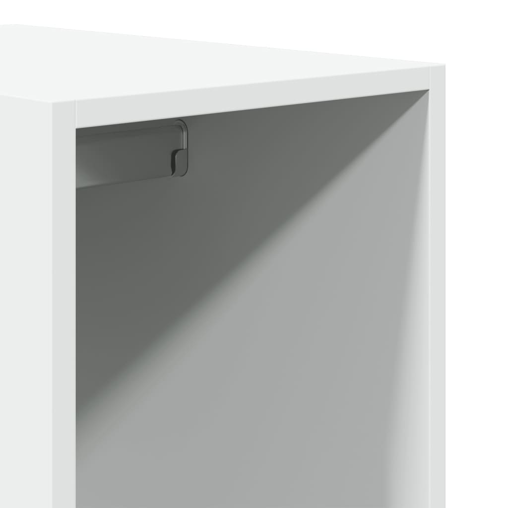 Modern Wooden Narrow Open Bedroom Wardrobe With 2 Storage Drawers Hanging Rail