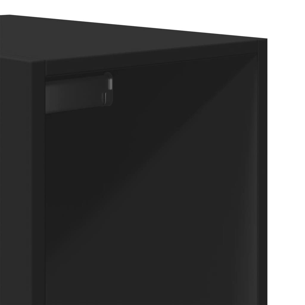 Modern Wooden Narrow Open Bedroom Wardrobe With 2 Storage Drawers Hanging Rail