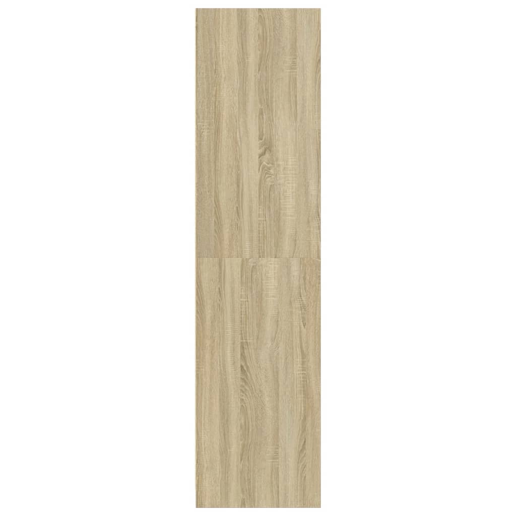 Modern Wooden Narrow Open Bedroom Wardrobe With 2 Storage Drawers Hanging Rail