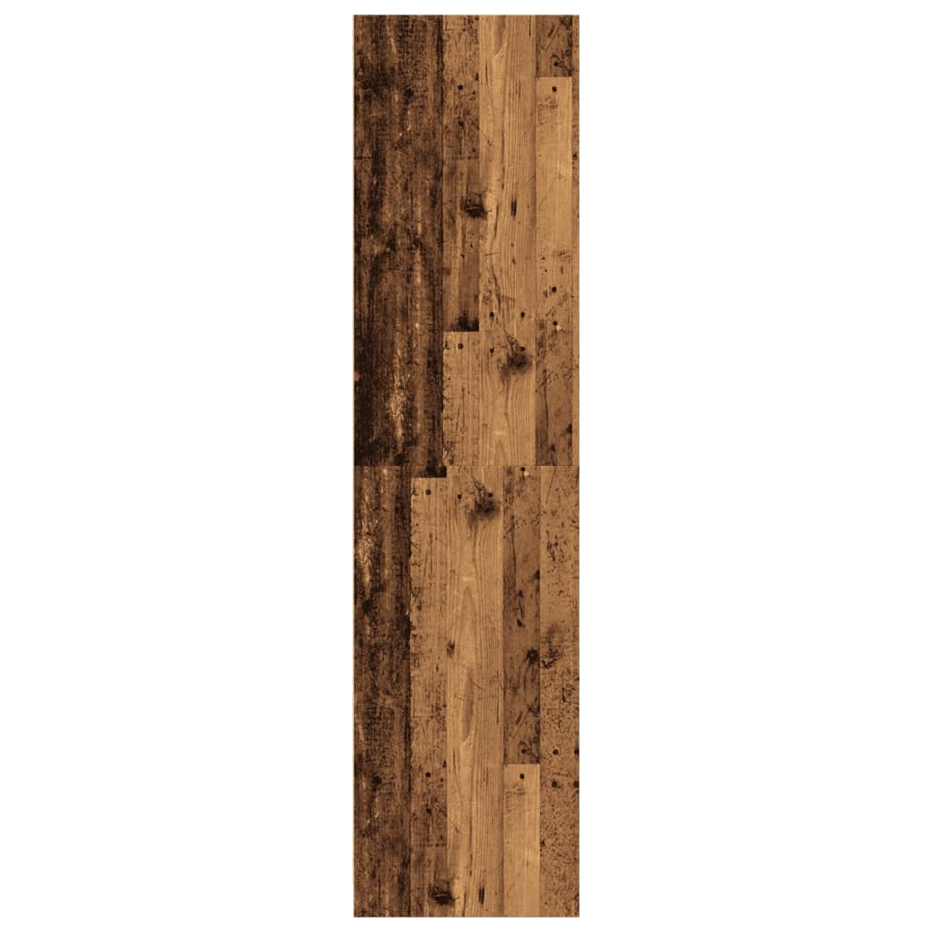 Modern Wooden Narrow Open Bedroom Wardrobe With 2 Storage Drawers Hanging Rail
