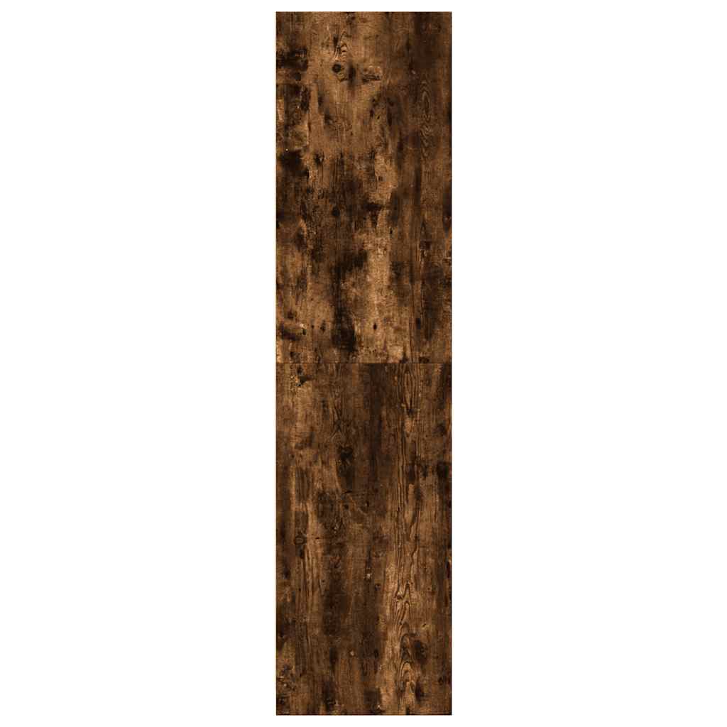 Modern Wooden 80cm Open Tall Bedroom Wardrobe With 2 Drawers Hanging Rail