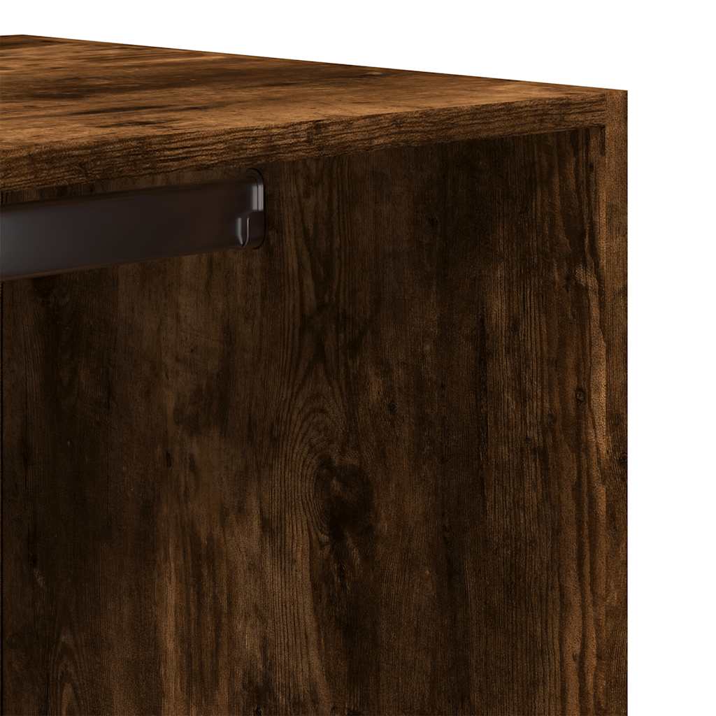 Modern Wooden 80cm Open Tall Bedroom Wardrobe With 2 Drawers Hanging Rail