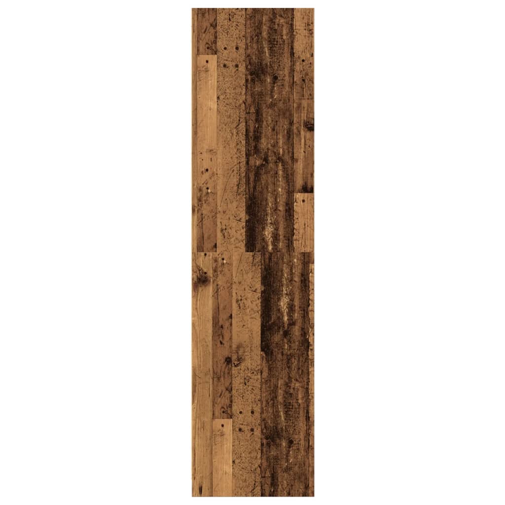 Modern Wooden Tall Open Bedroom Wardrobe With Hanging Clothes Rails Shelves