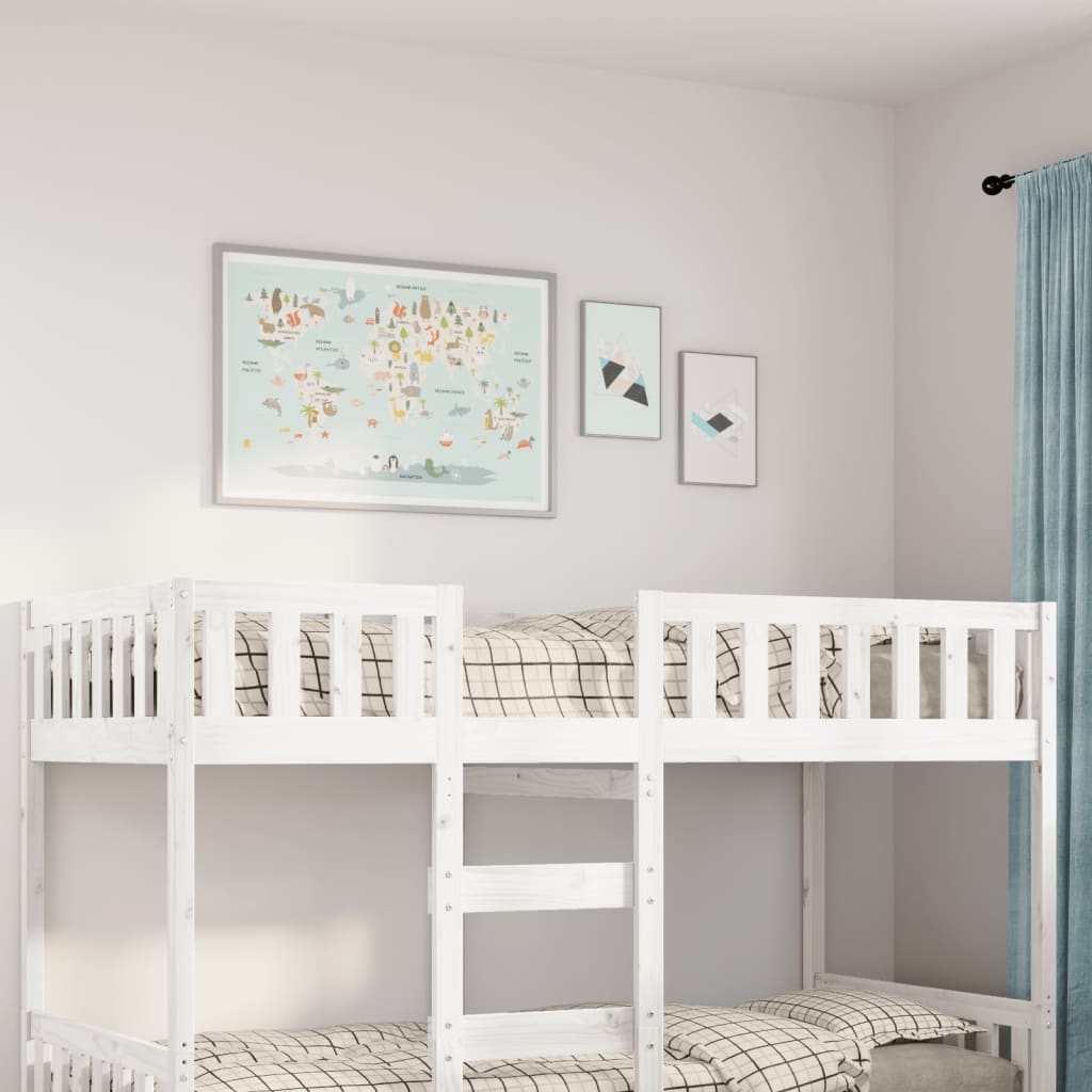 Children's Bed without Mattress White 80x200 cm Solid Wood Pine