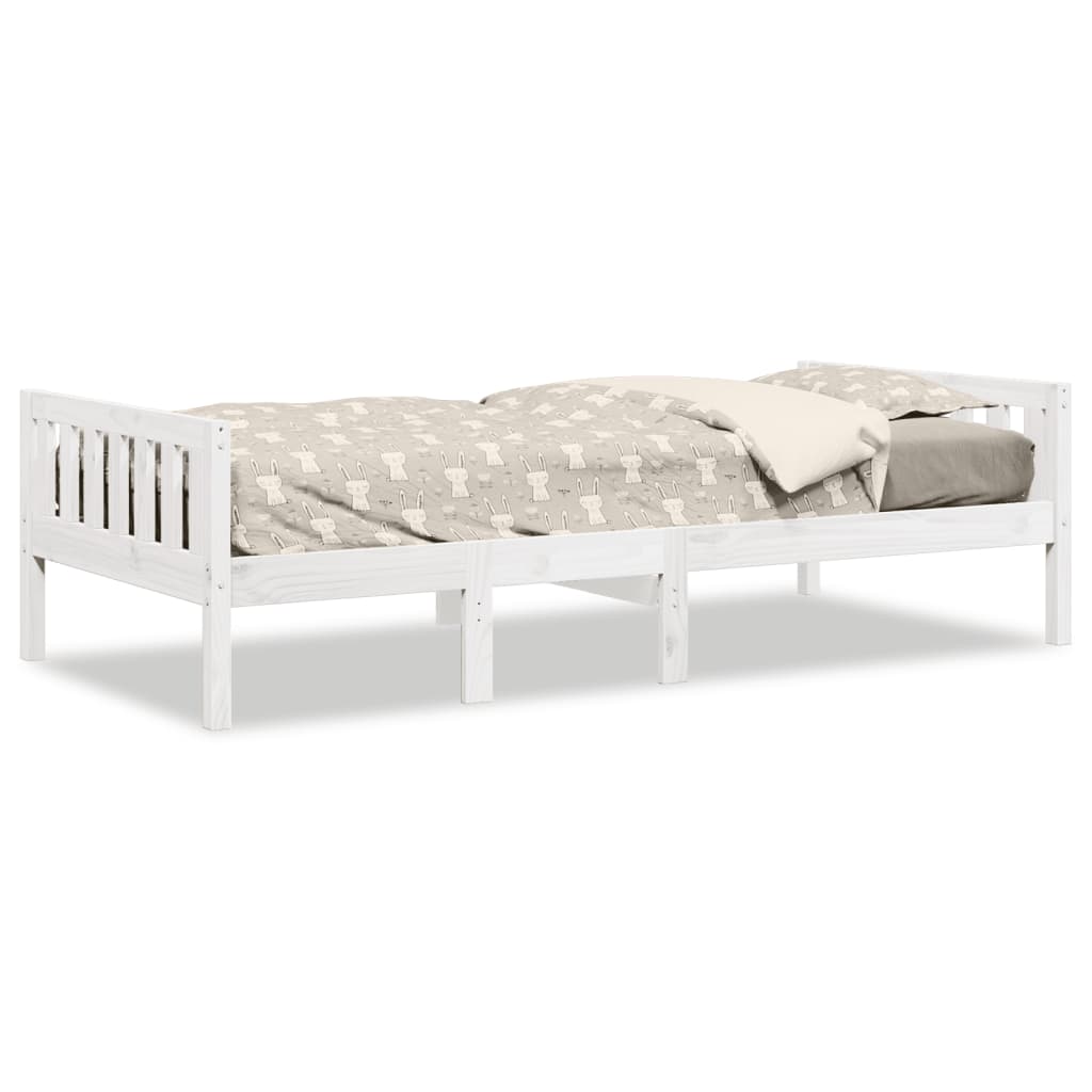 Children's Bed without Mattress White 90x190 cm Solid Wood Pine