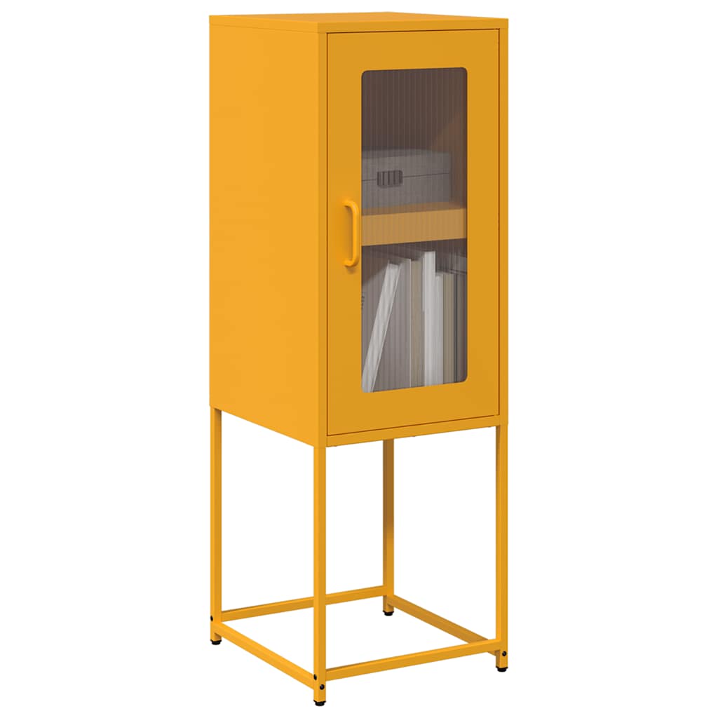 Sideboard Mustard Yellow 36x39x107 cm Cold-rolled Steel