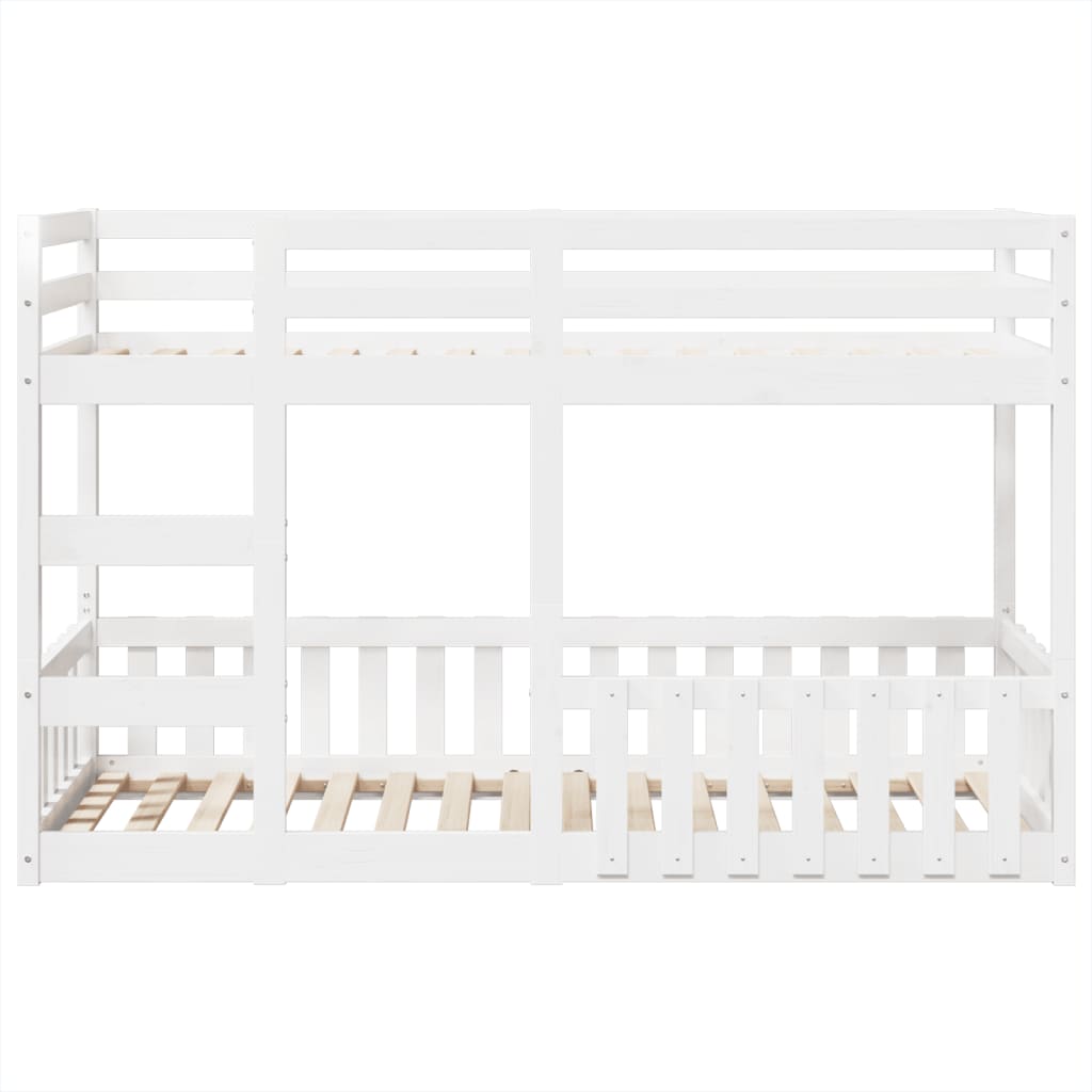 Bunk Bed White 90x190 cm Solid Wood Pine