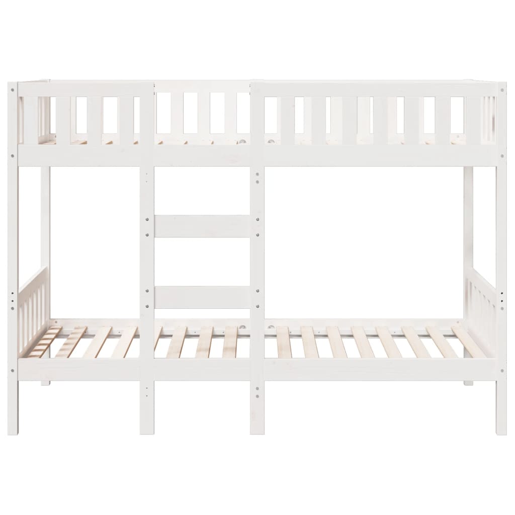 Bunk Bed White 80x200 cm Solid Wood Pine
