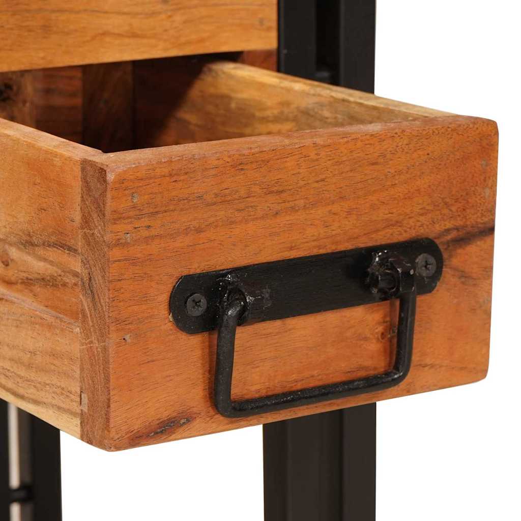 End Table Other 30 x 30 x 40 cm Solid acacia wood and Metal