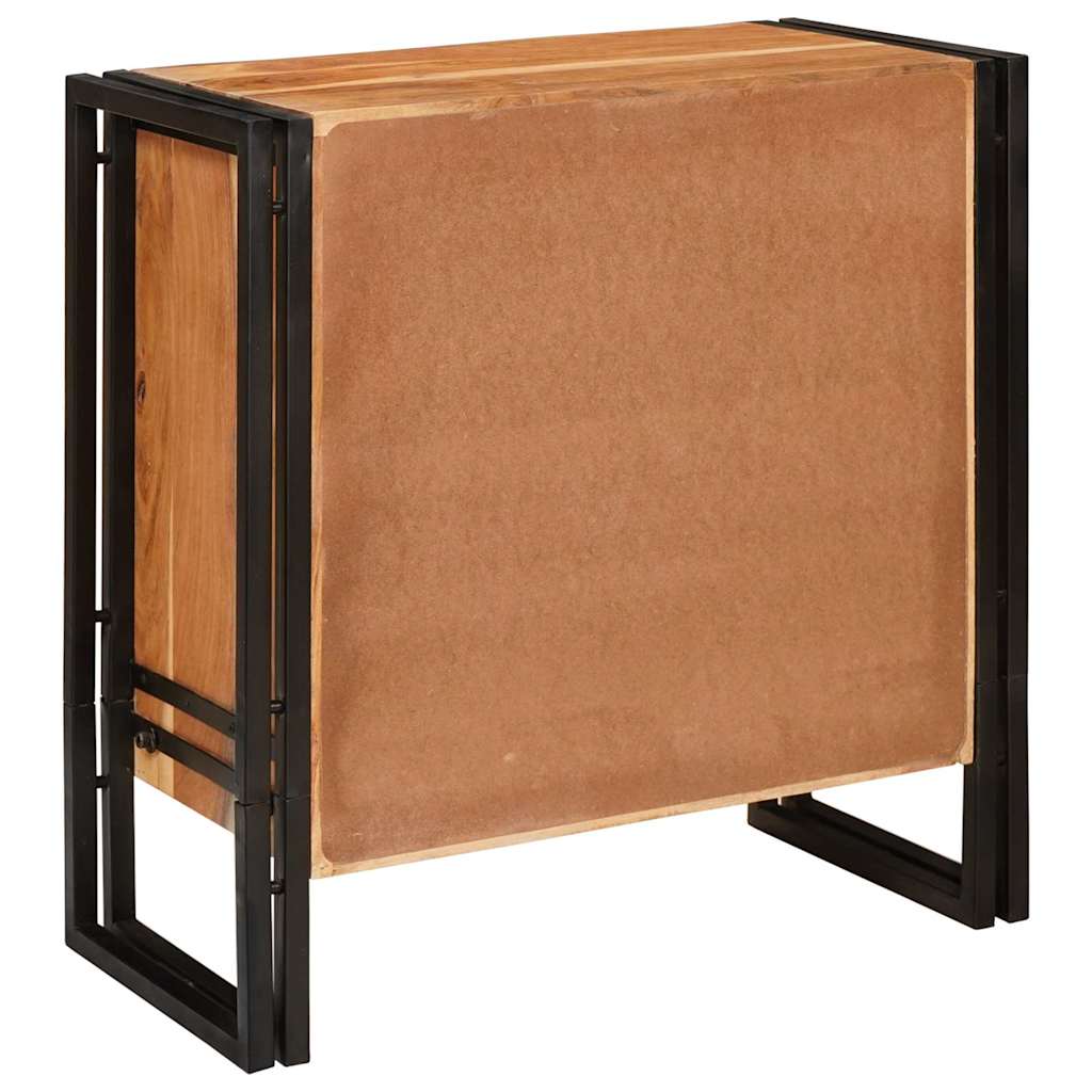 Sideboard with Drawer Brown 66 x 33 x 70 cm Solid acacia wood