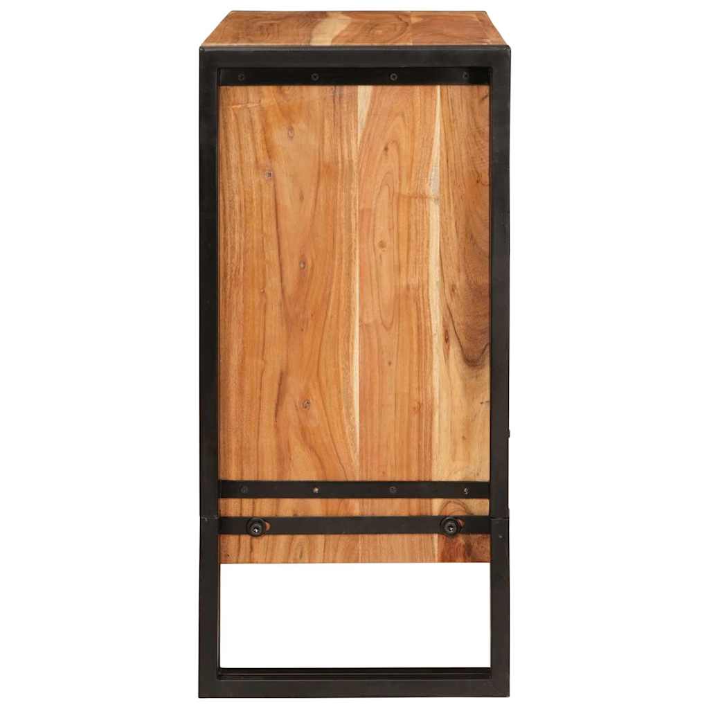 Sideboard with Drawer Brown 66 x 33 x 70 cm Solid acacia wood