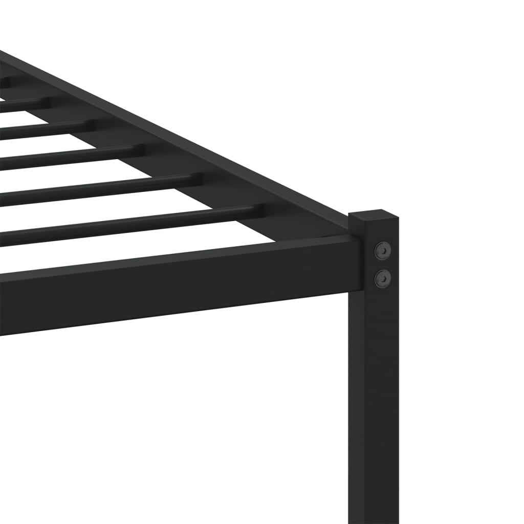 Bed Frame without Mattress with Headboard Brown Oak 75x190 cm Small Single