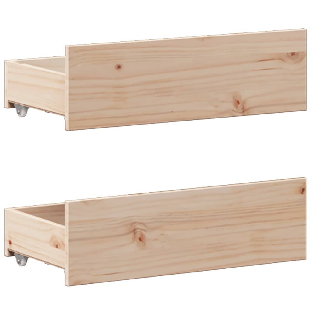 Rustic Wooden Super King Size 180cm Bed Frame Base With Drawers & Headboard