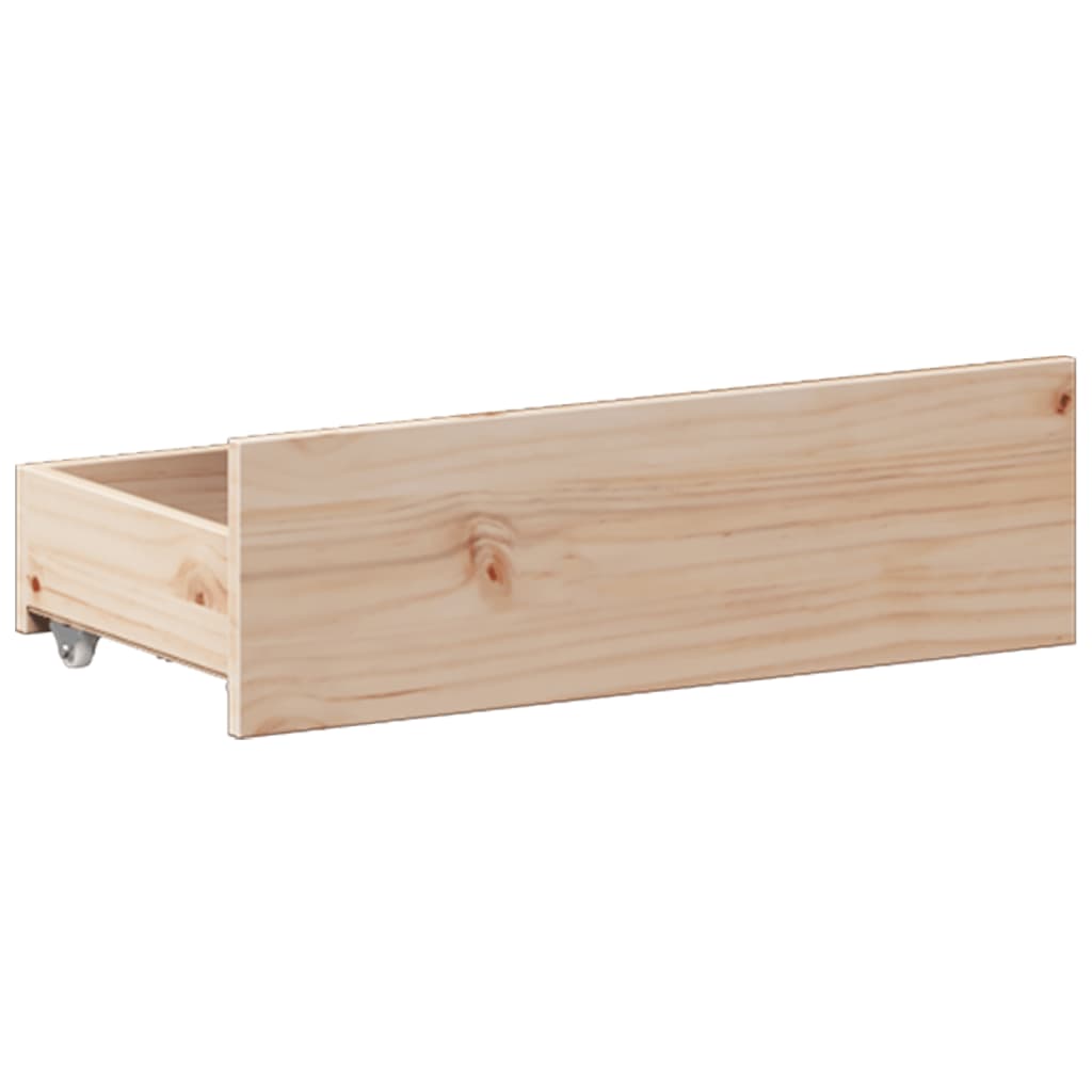 Rustic Wooden Super King Size 180cm Bed Frame Base With Drawers & Headboard