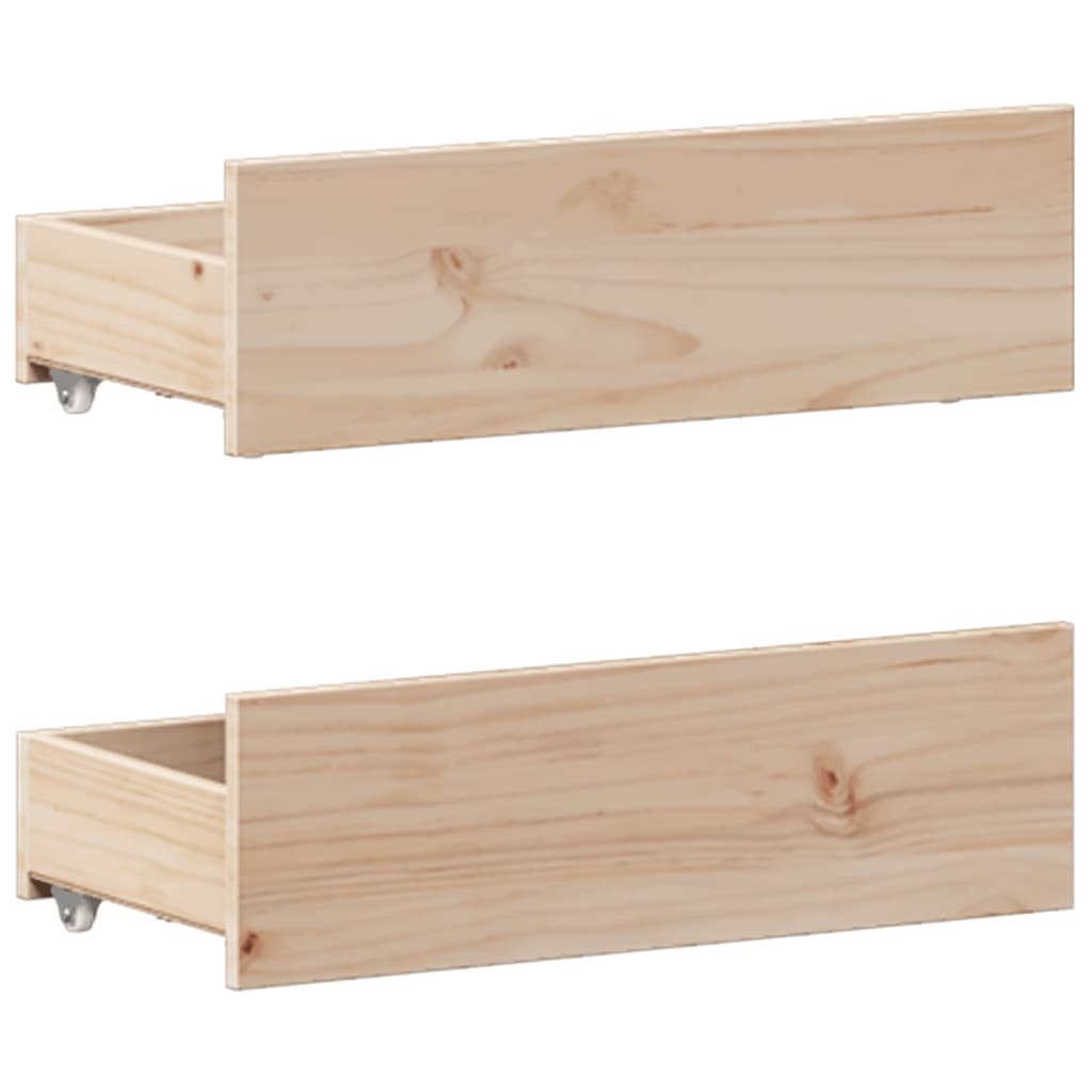 Bed Frame without Mattress with Headboard 120x190 cm Small Double Solid Wood Pine