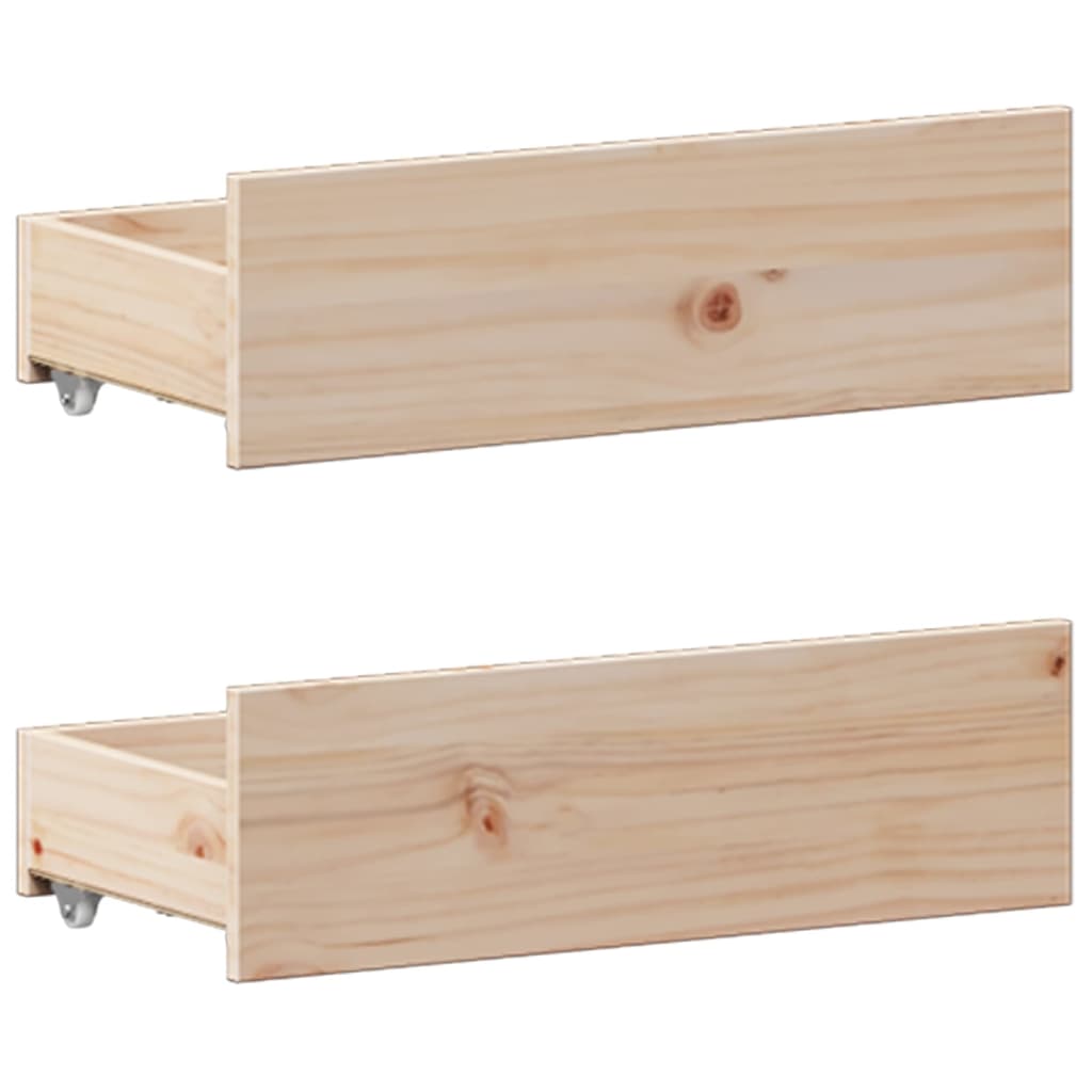 Bookcase Bed without Mattress 180x200 cm Super King Solid Wood Pine