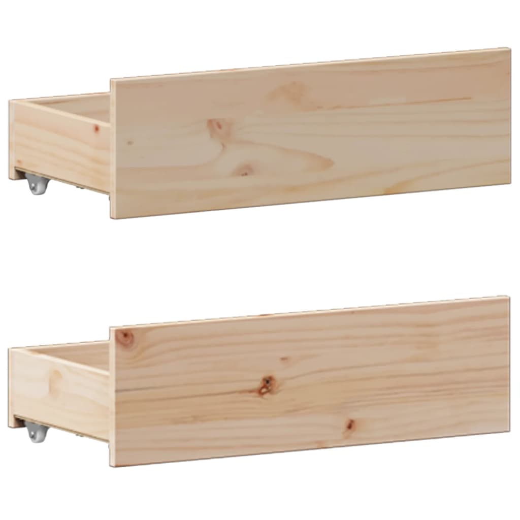 Bookcase Bed without Mattress 135x190 cm Double Solid Wood Pine