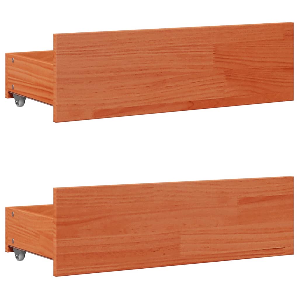 Bookcase Bed without Mattress Wax Brown 160x200 cm Solid Wood Pine