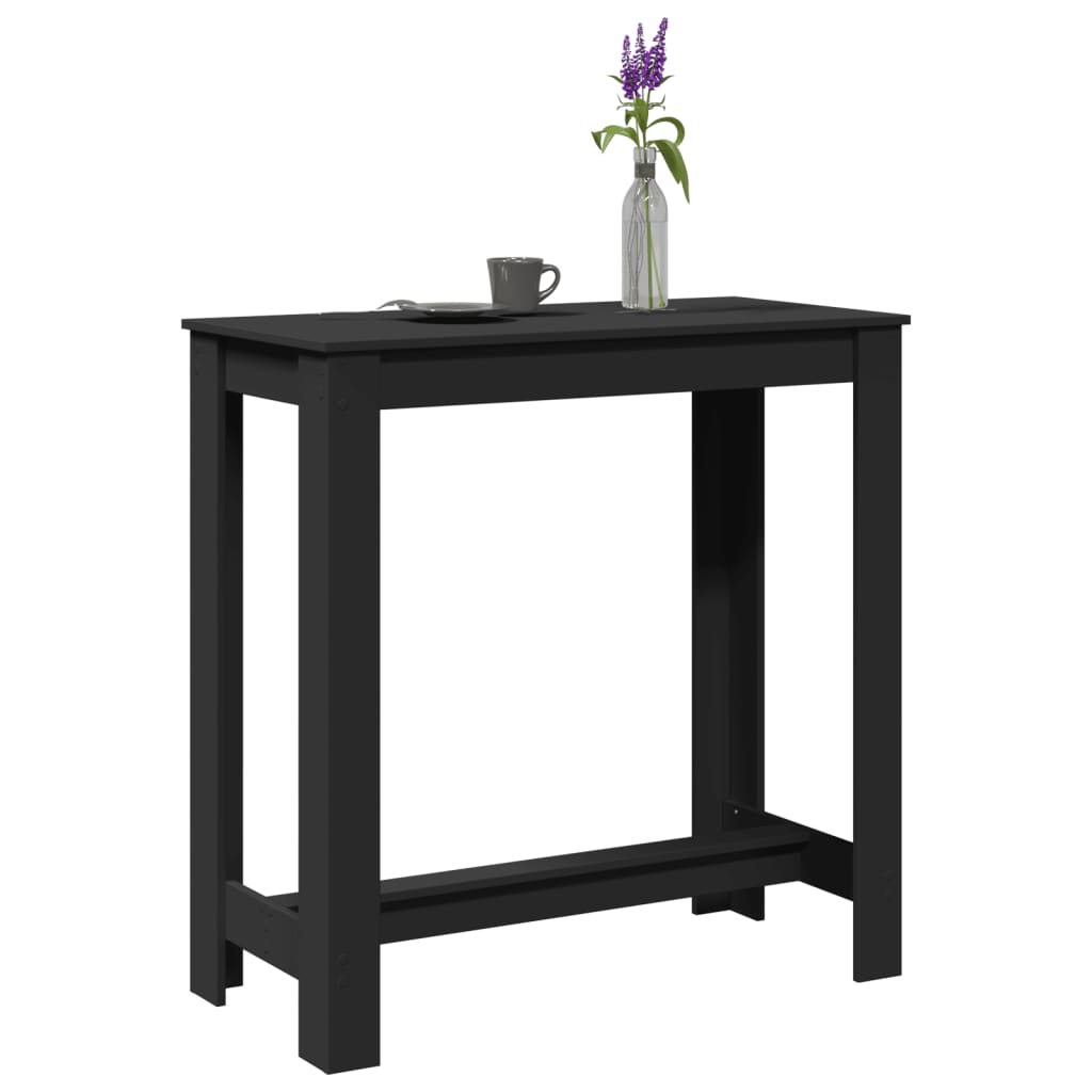 Modern Wooden Kitchen Dining Room High Bar Table Wood Rectangular Tables