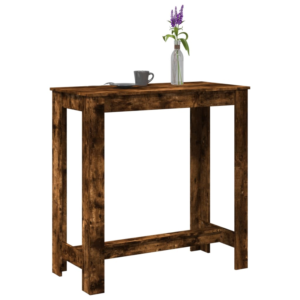 Modern Wooden Kitchen Dining Room High Bar Table Wood Rectangular Tables