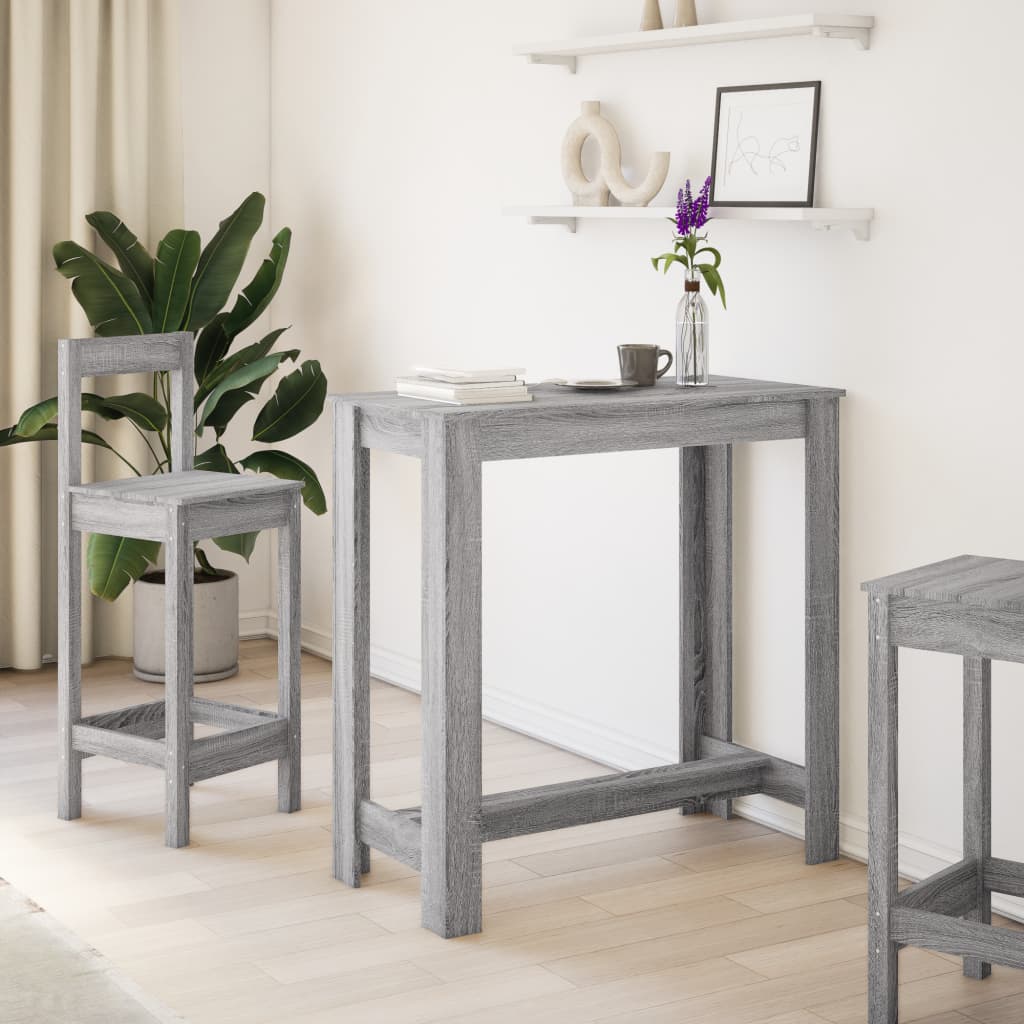 Modern Wooden Kitchen Dining Room High Bar Table Wood Rectangular Tables