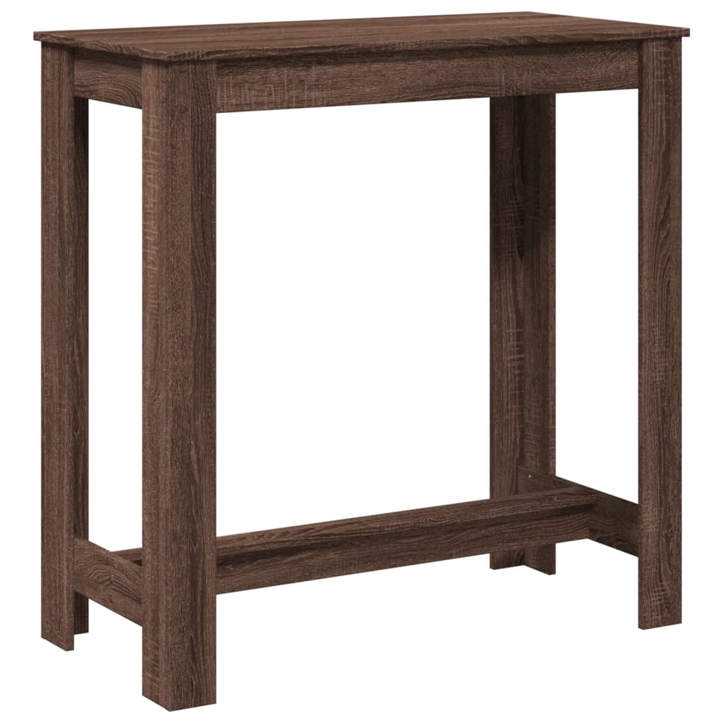 Modern Wooden Kitchen Dining Room High Bar Table Wood Rectangular Tables