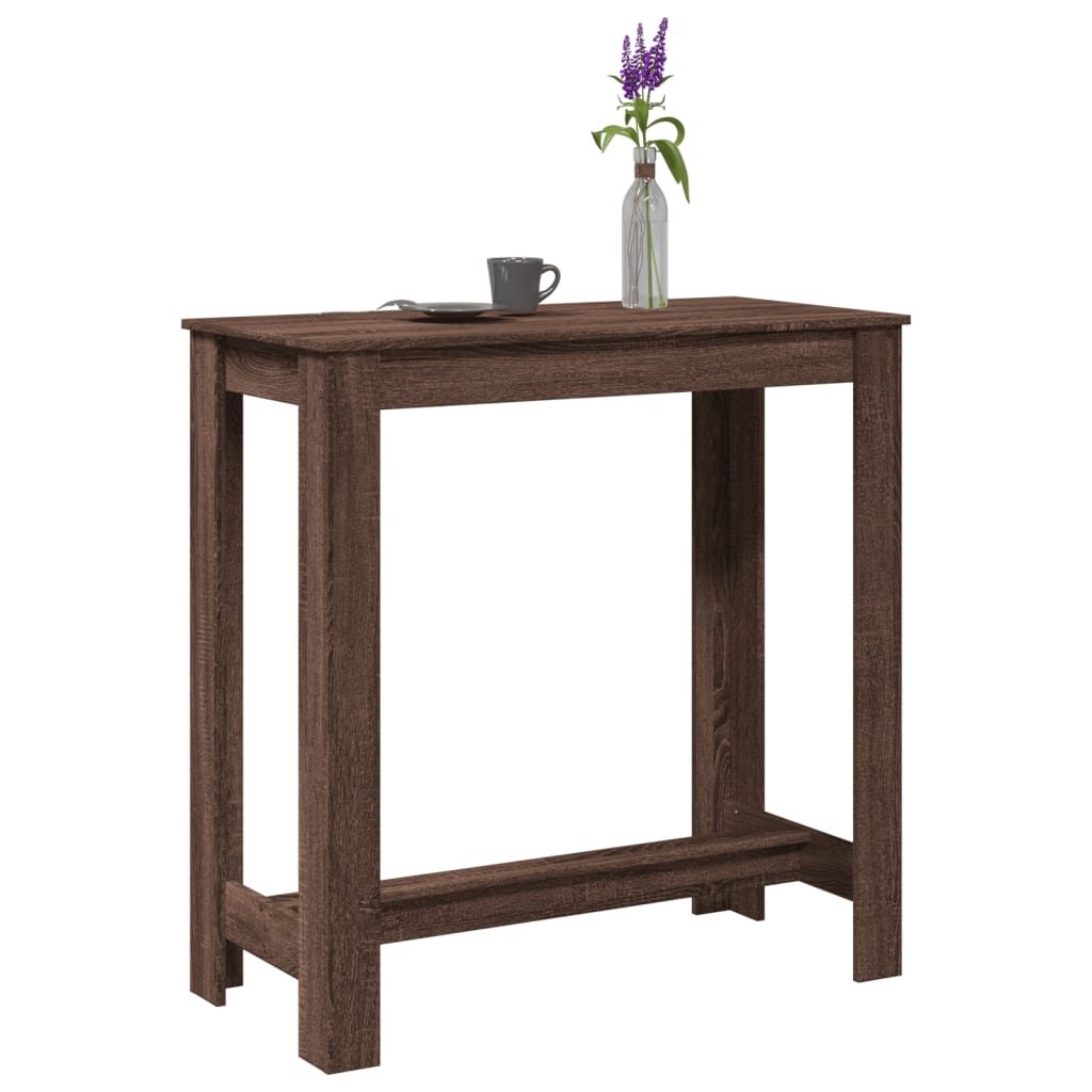Modern Wooden Kitchen Dining Room High Bar Table Wood Rectangular Tables