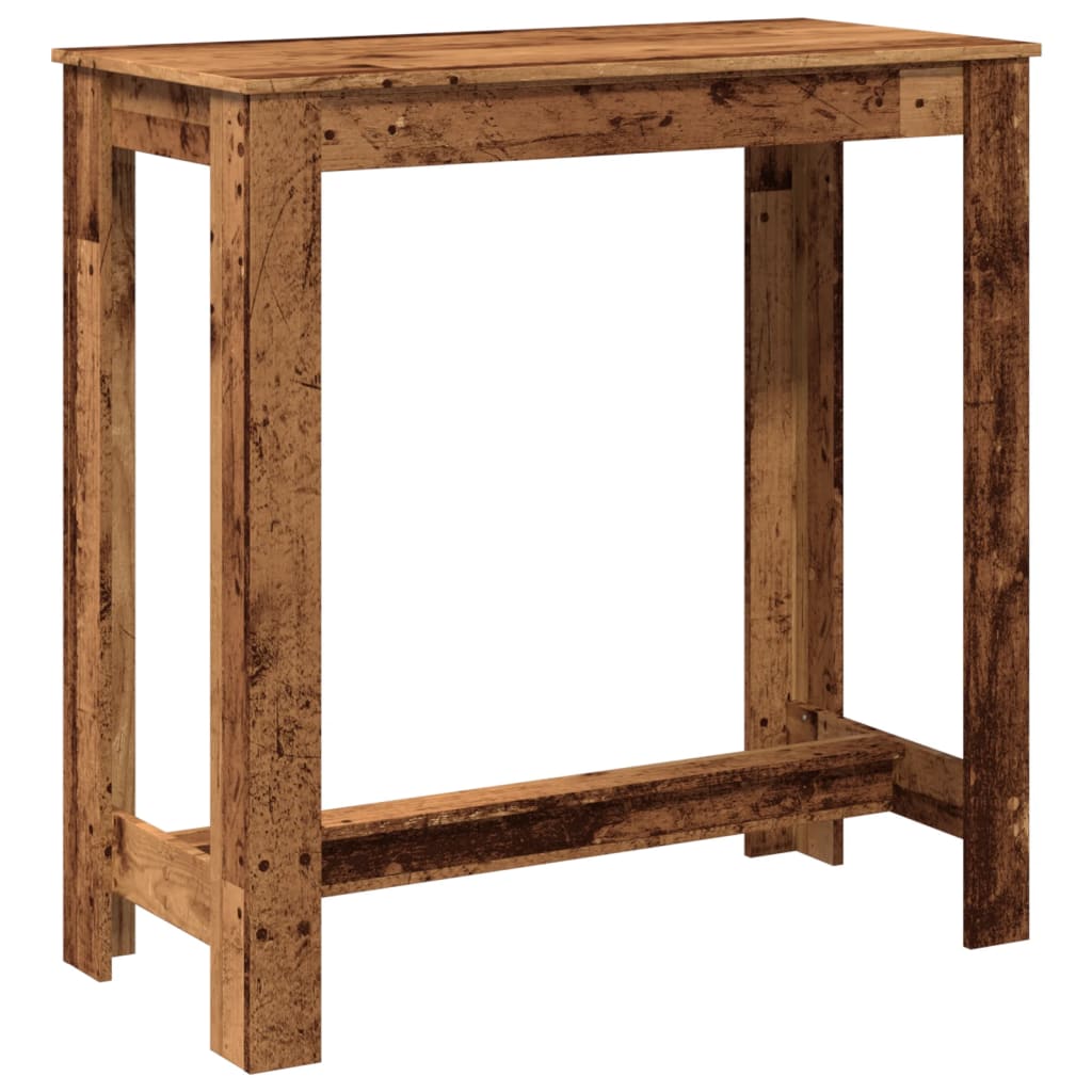 Modern Wooden Kitchen Dining Room High Bar Table Wood Rectangular Tables