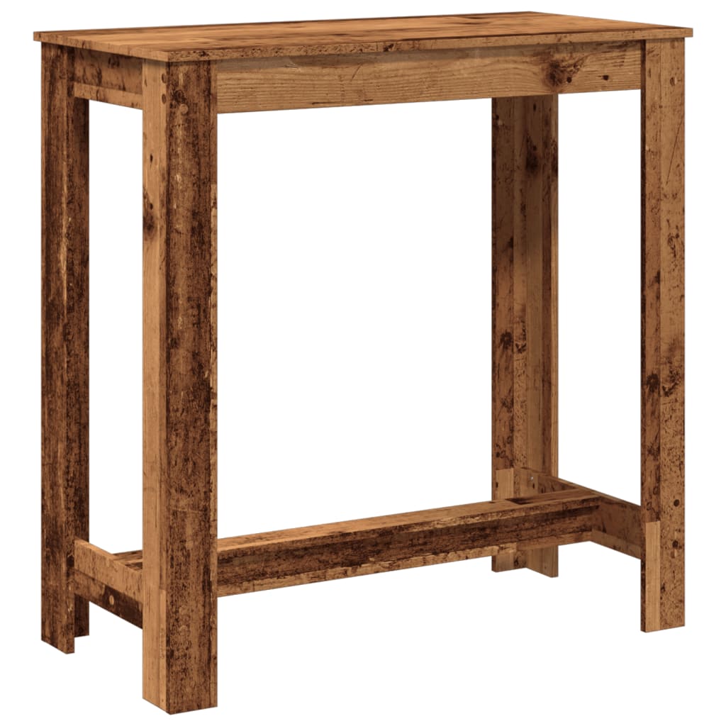 Modern Wooden Kitchen Dining Room High Bar Table Wood Rectangular Tables
