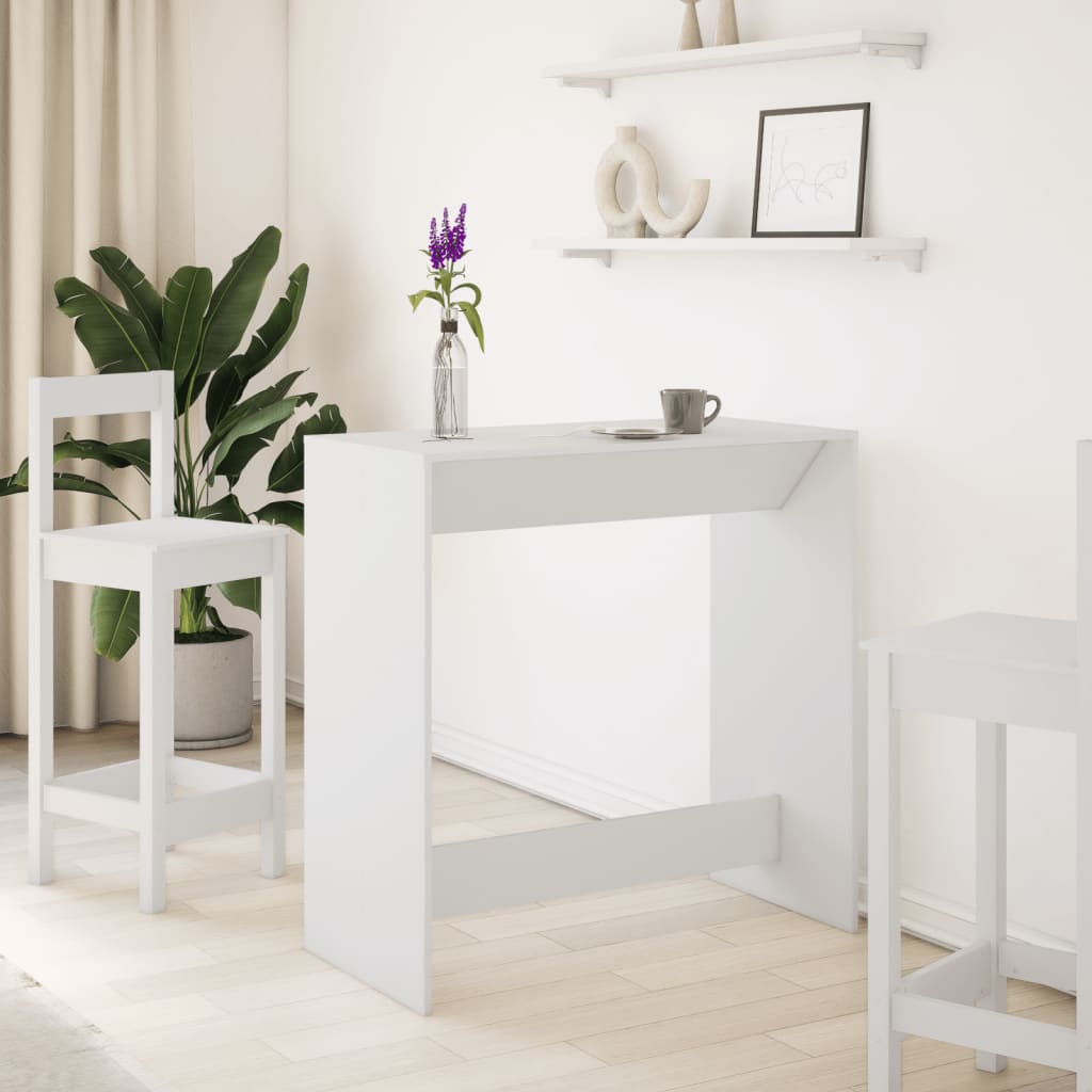 Modern Wooden High Rectangular Kitchen Bar Table Wood Dining Dinner Tables