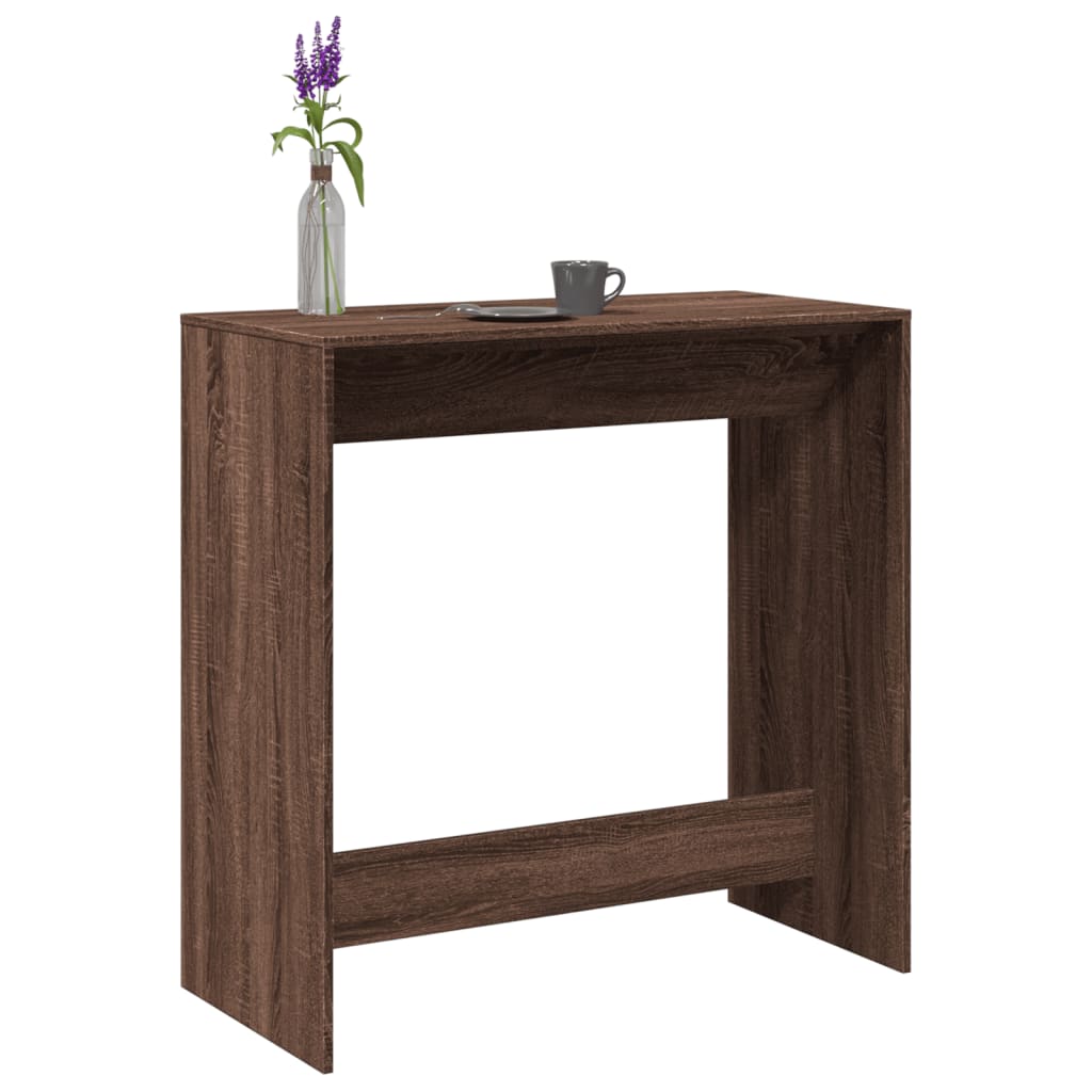 Modern Wooden High Rectangular Kitchen Bar Table Wood Dining Dinner Tables