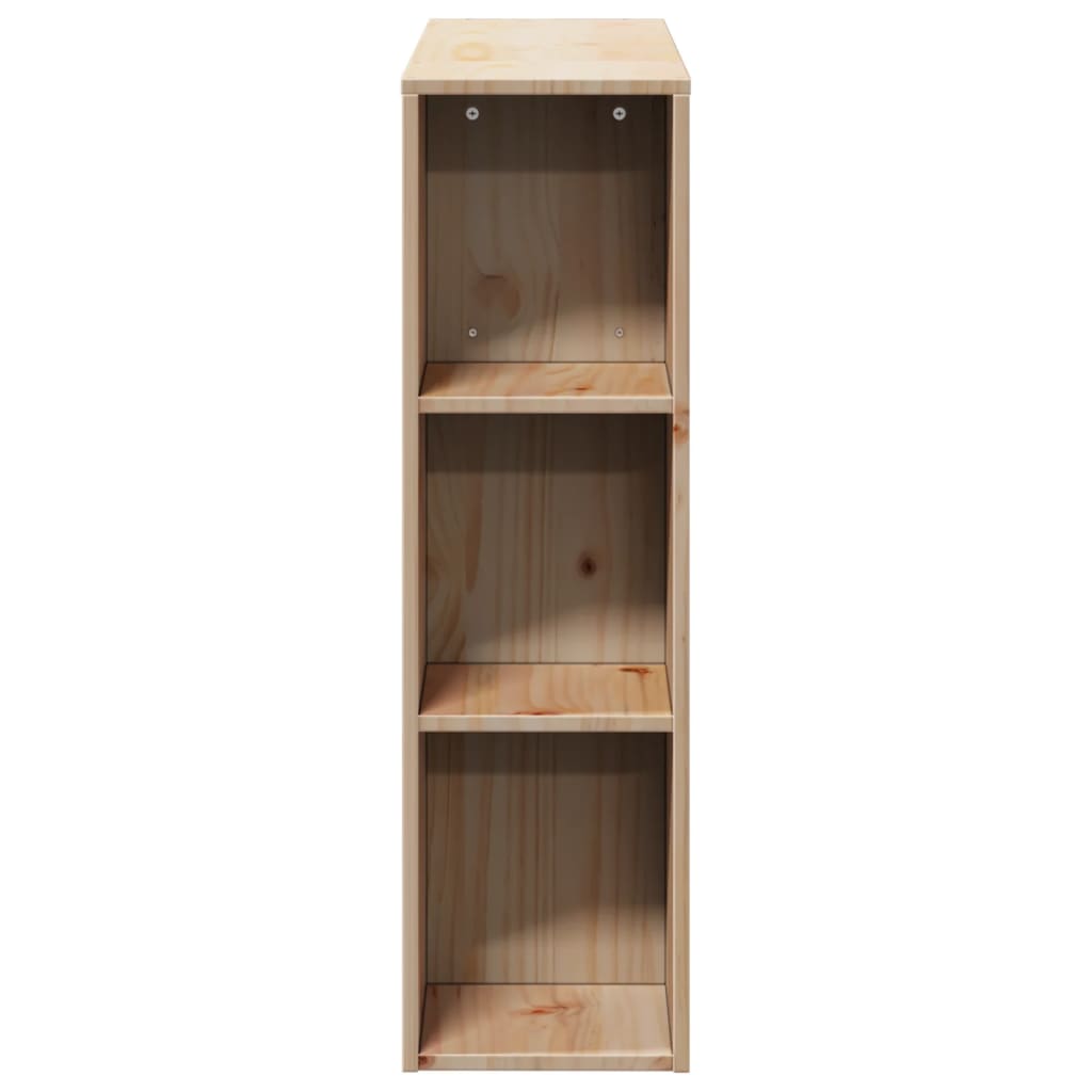 Headboard with Storage 90 cm Solid Wood Pine
