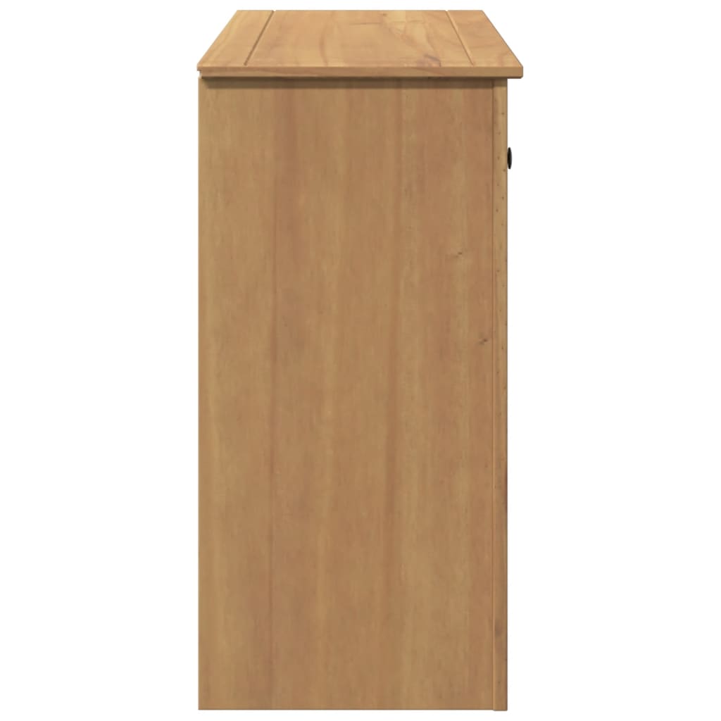 Sideboard with Drawers Panama 93x40x80 cm Solid Wood Pine