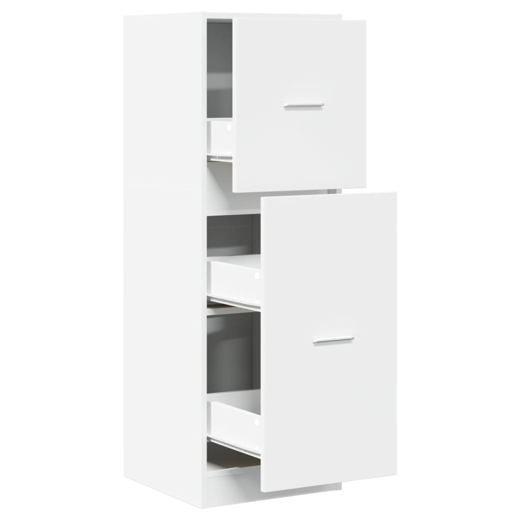 Modern Wooden Apothecary Storage Cabinet Unit With 2 Pull Out Drawers Doors Wood