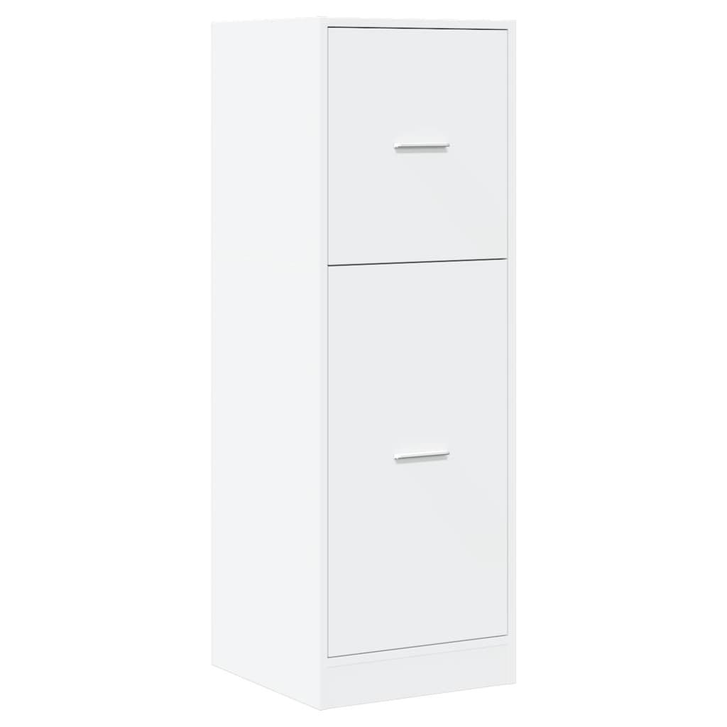 Modern Wooden Apothecary Storage Cabinet Unit With 2 Pull Out Drawers Doors Wood