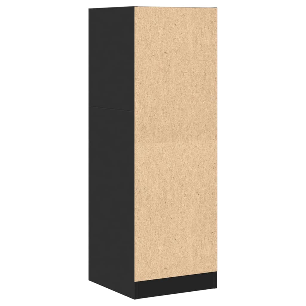 Modern Wooden Apothecary Storage Cabinet Unit With 2 Pull Out Drawers Doors Wood