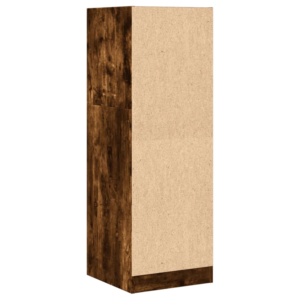 Modern Wooden Apothecary Storage Cabinet Unit With 2 Pull Out Drawers Doors Wood