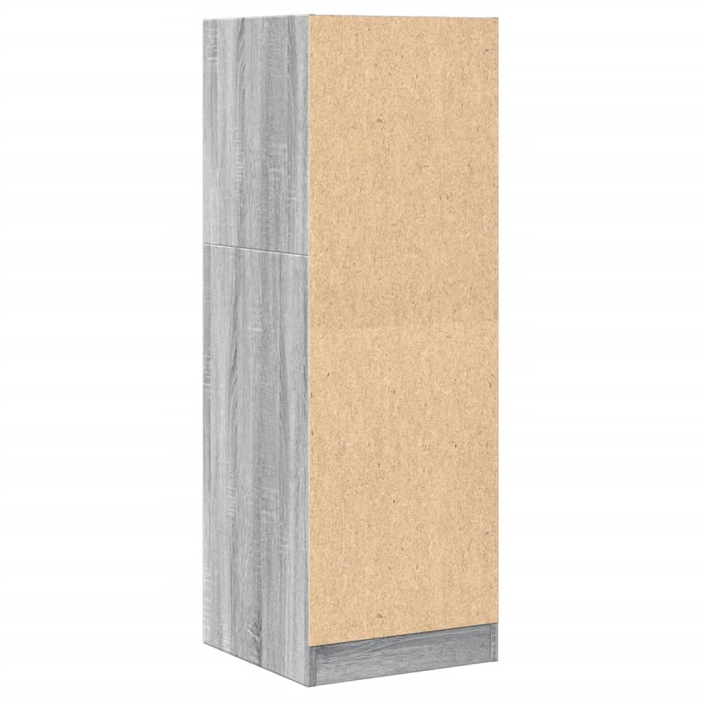 Modern Wooden Apothecary Storage Cabinet Unit With 2 Pull Out Drawers Doors Wood