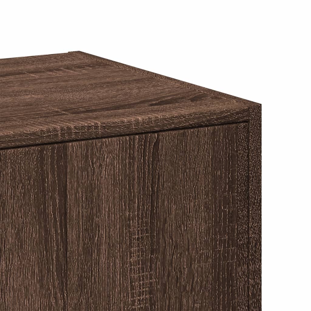 Modern Wooden Apothecary Storage Cabinet Unit With 2 Pull Out Drawers Doors Wood