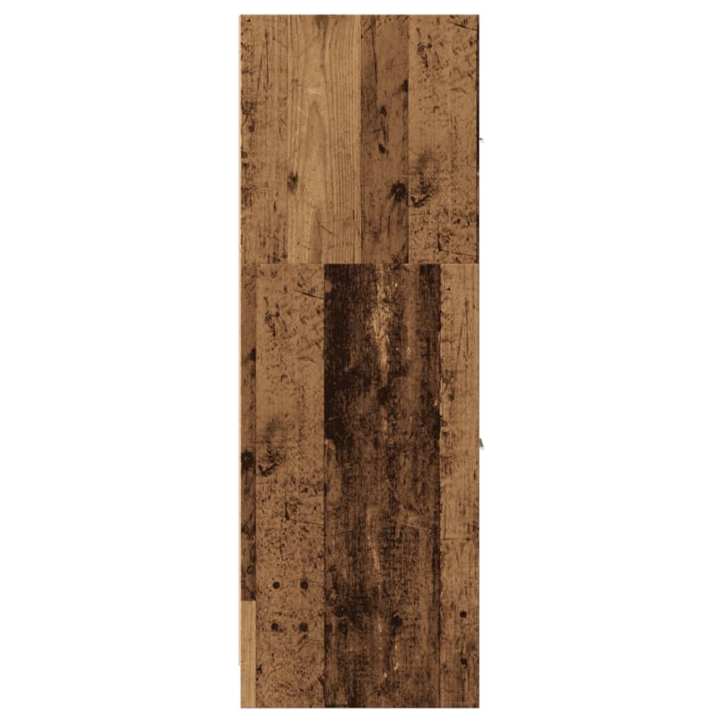 Modern Wooden Apothecary Storage Cabinet Unit With 2 Pull Out Drawers Doors Wood