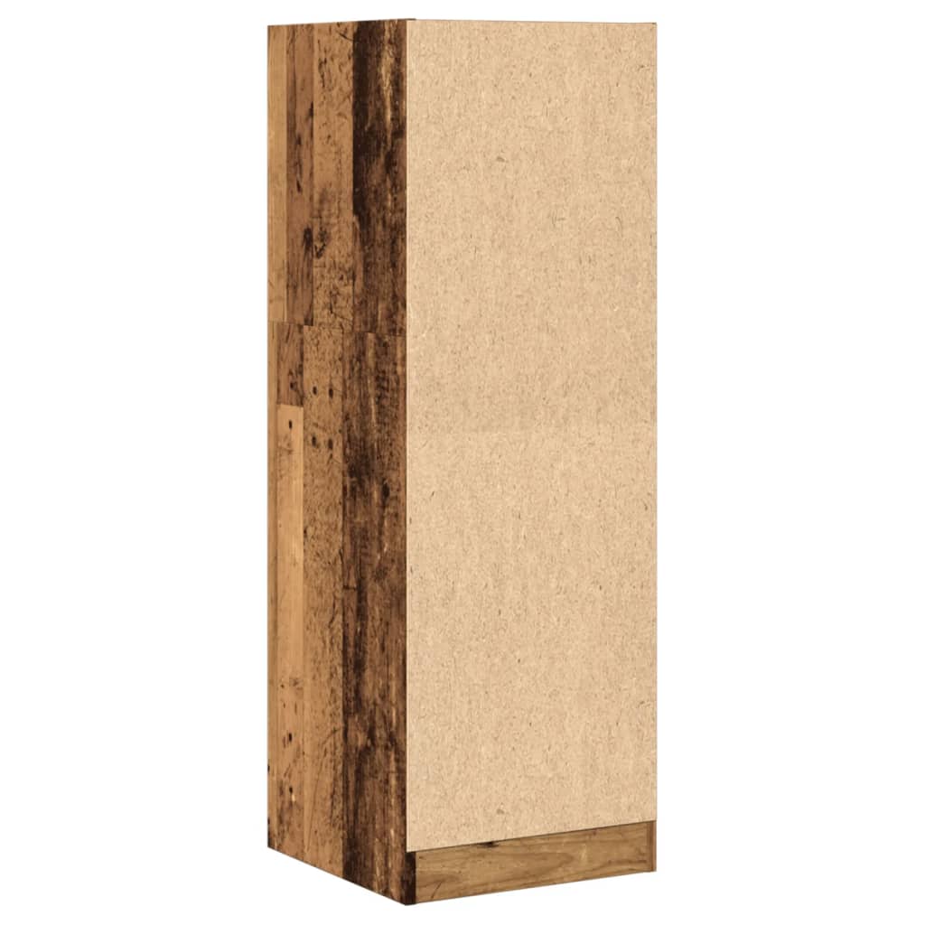 Modern Wooden Apothecary Storage Cabinet Unit With 2 Pull Out Drawers Doors Wood