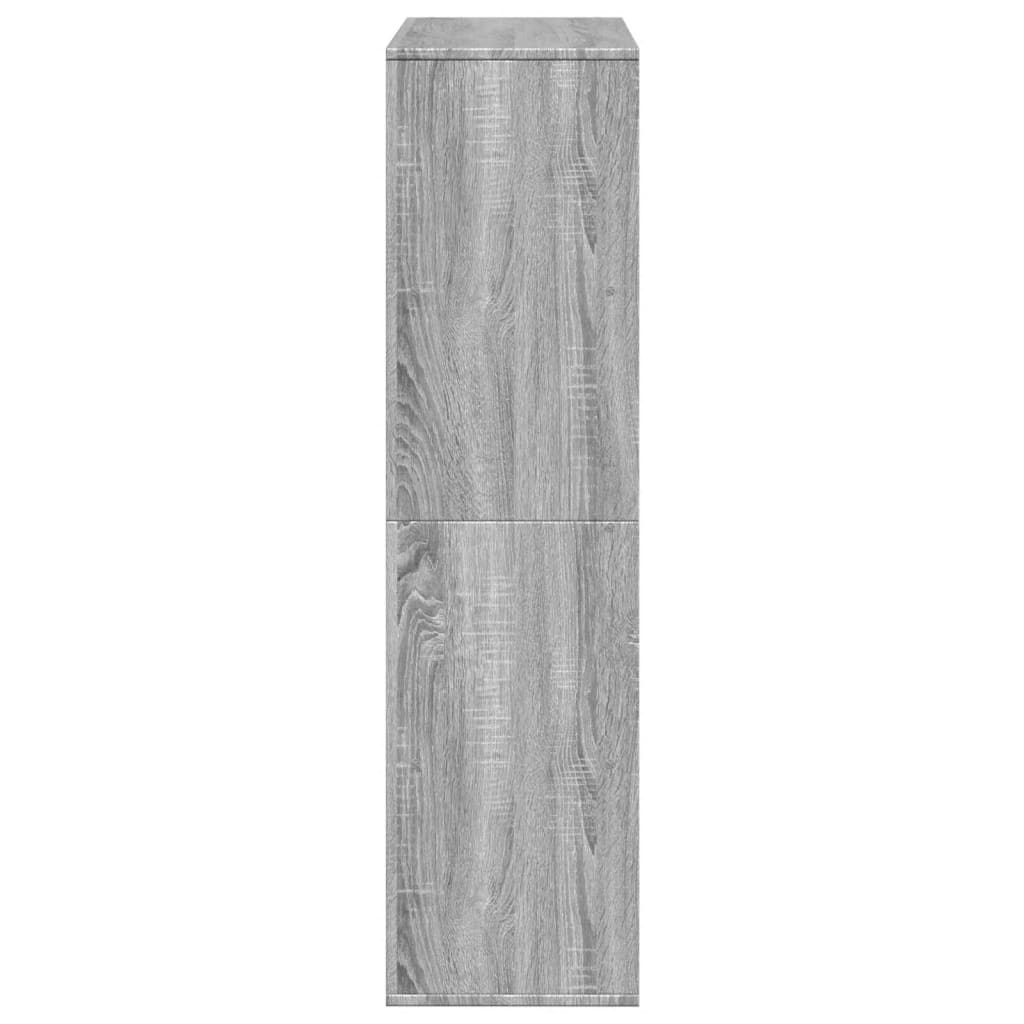 Bookcase Grey Sonoma 100x33x125.5 cm Engineered Wood