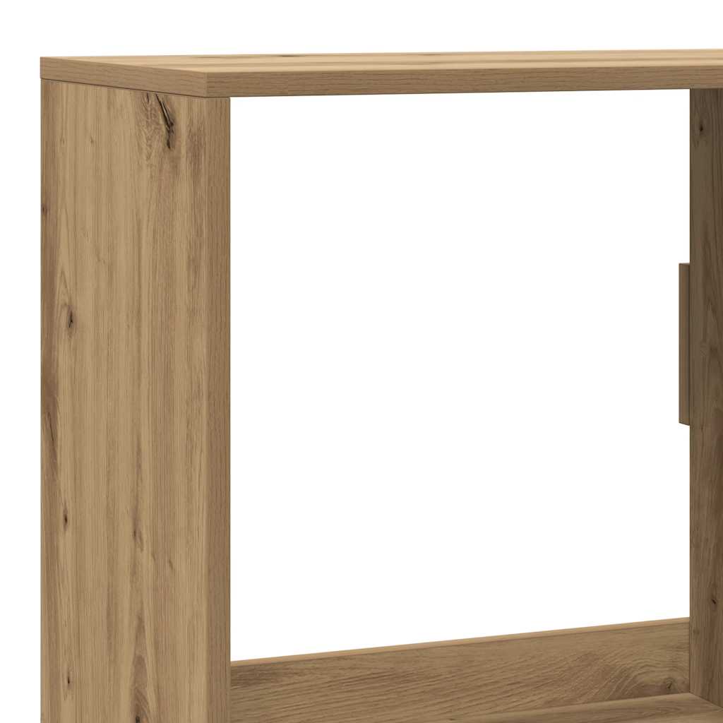 Bookcase Artisan Oak 100x33x155.5 cm Engineered Wood