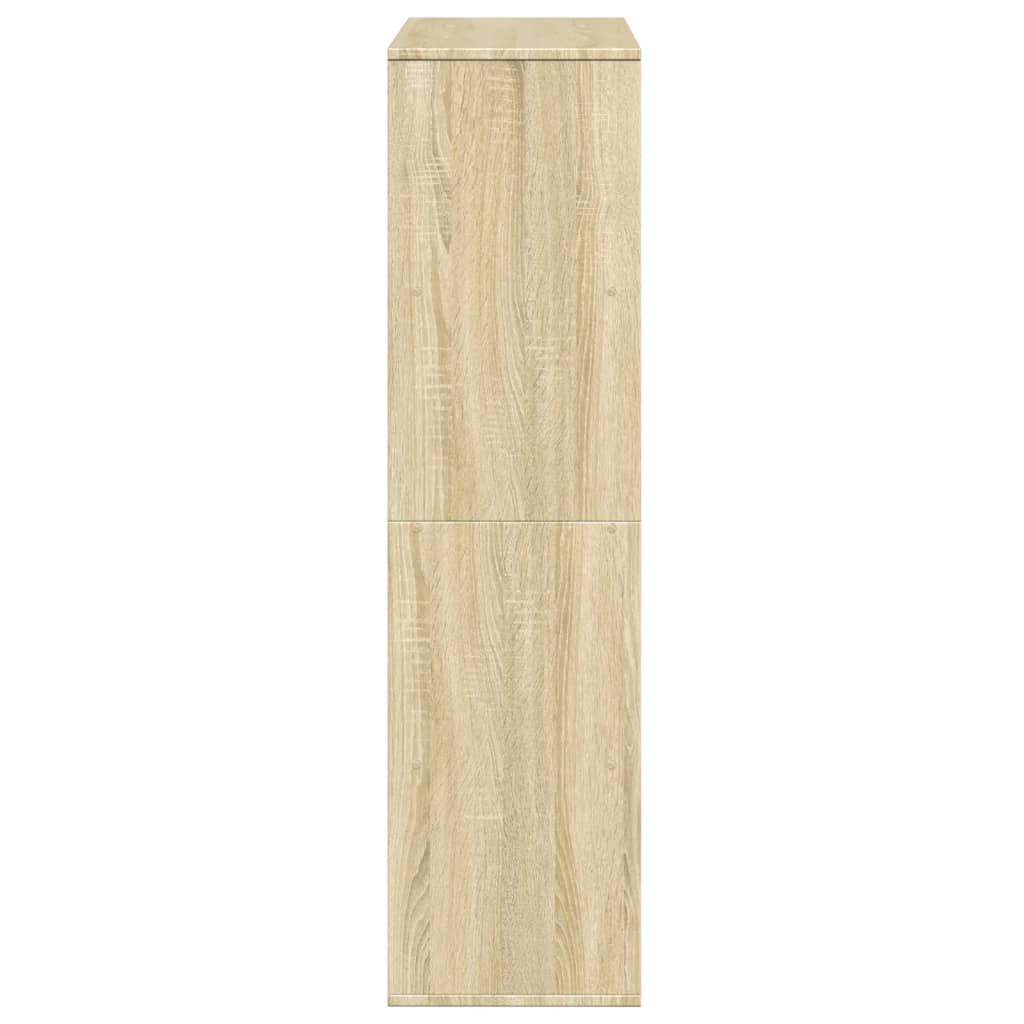 Room Divider Sonoma Oak 100x33x125.5 cm Engineered Wood