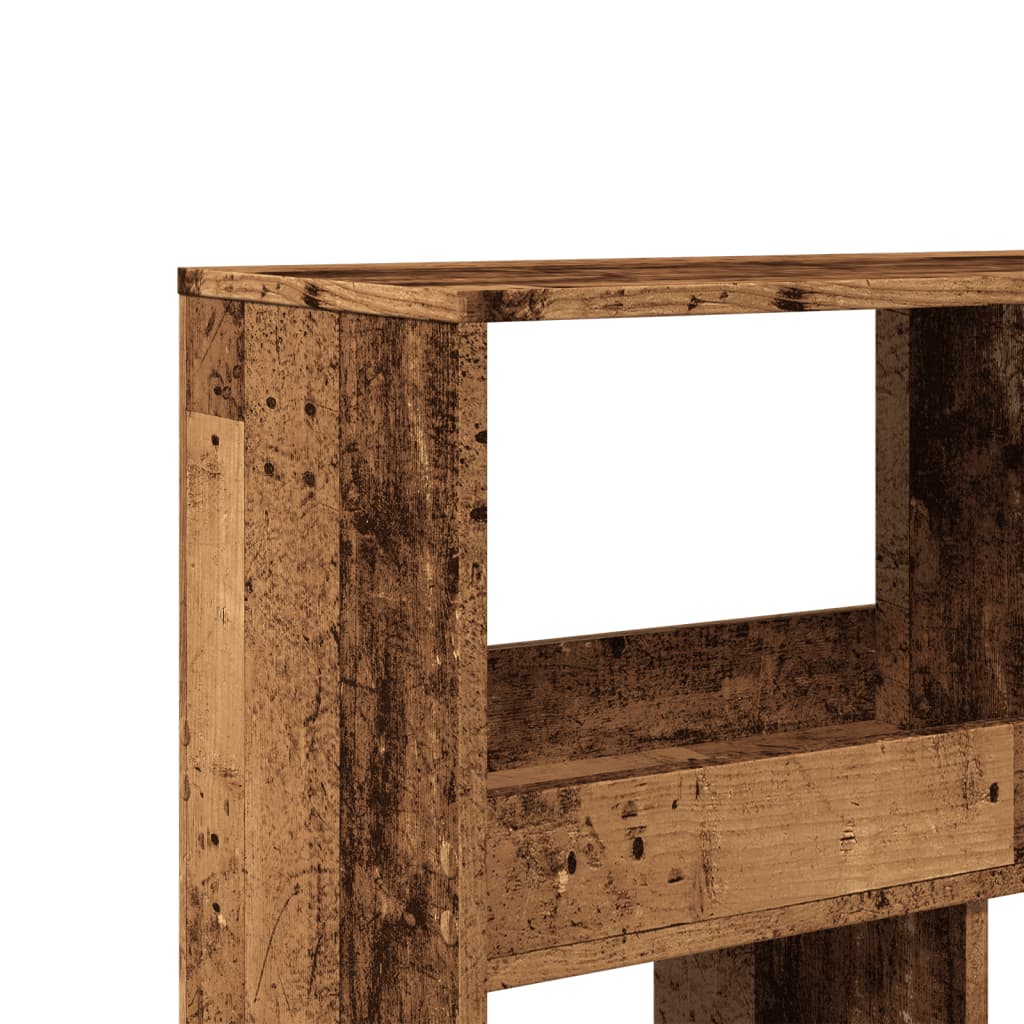 Room Divider Old Wood 100x33x187.5 cm Engineered Wood