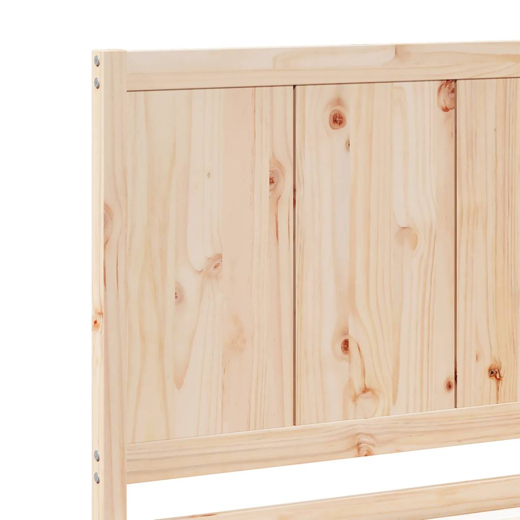 Extra Long Bed Frame without Mattress 200x220 cm Solid Wood